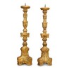 Paire de torchère en bois doré. 20ème siècle - Moinat - Colonnes, Torchères, Nubiens