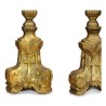 Paire de torchère en bois doré. 20ème siècle - Moinat - Colonnes, Torchères, Nubiens
