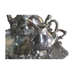 silver quadripod tea service Minerve 1st title, by …