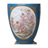 Sèvres vase signed below with double decoration of … - Moinat - Boxes, Urns, Vases