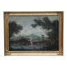 Gemälde „Antike Landschaft“, Öl auf Leinwand Handarbeit von … - Moinat - Gemälden - Landschaften
