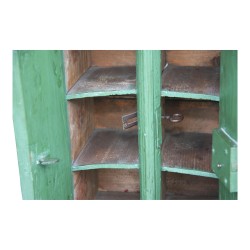 Master-Einheit mit 3 Korpussen aus grün lackiertem Holz und Beschlägen