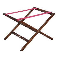 Side table with removable tray on tripod, in wood …