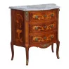 Commode Louis XV en bois de marqueterie montée sur chêne, 3 … - Moinat - Commodes, Chiffonniers, Semainiers