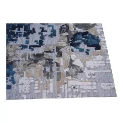 “Rose Cliff” carpet, gray blue color …