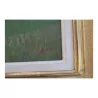 Tableau huile sur toile “Château de Glerolle avec vue sur le … - Moinat - VE2022/1