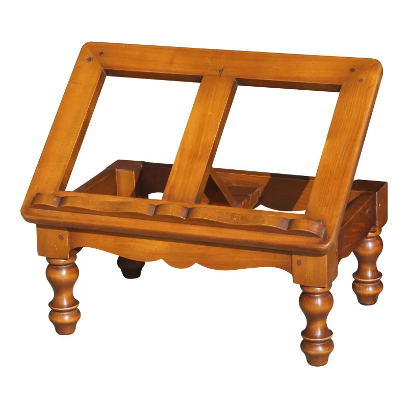 carved cherry wood book holder - Moinat - Plates