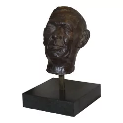 Plaster head of a man by Pedro MEYLAN (1890-1954), …
