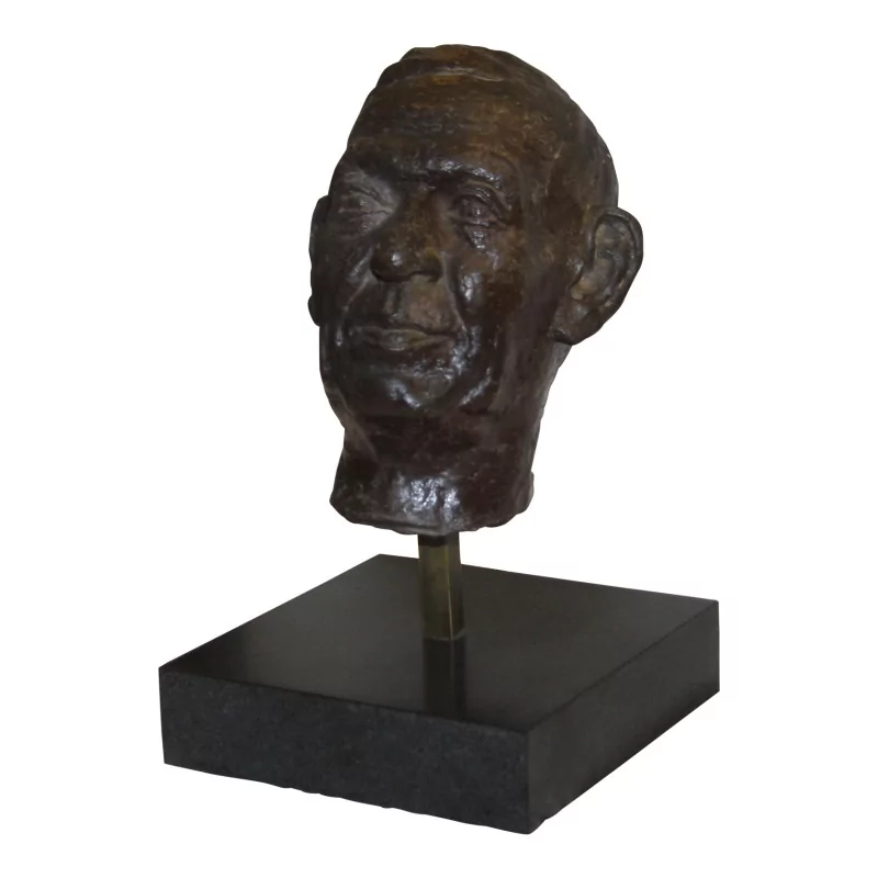 Гипсовая голова мужчины работы Педро МЕЙЛАНА (1890-1954), … - Moinat - Декоративные предметы