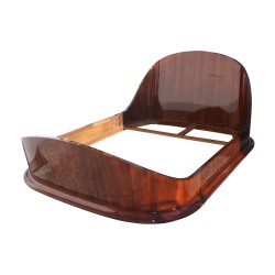 basket bed in Macassar ebony (without bedding) by Jules …