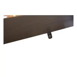Console murale Art - Déco demi-lune et pied central en