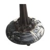 Art-Deco-Skulptur, verwandelt in eine Taschenlampe mit Metallsockel - Moinat - Stehlampen