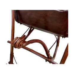 Retro 4-Sitzer Holzschlitten, mit original Kufen und …