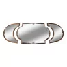 Table centerpiece with 3 silvered bronze trays with mirrors … - Moinat - Plates