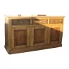 Buffet enfilade 3 portes en bois de chêne avec 3 tiroirs et 3 … - Moinat - Bahuts, Bars, Buffets, Coffres, Enfilades