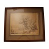 Glasgravur \"Klassische Landschaft mit Ziegen und - Moinat - Gravüren