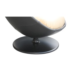 Relax armchair model \"Planet\" swivel in Beethoven leather and