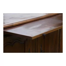 Buffet, sideboard 2 doors 1 Louis XV key in walnut wood, …