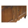 Buffet, enfilade 2 portes 1 clé Louis XV en bois de noyer, … - Moinat - Bahuts, Bars, Buffets, Coffres, Enfilades