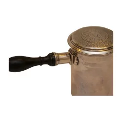 подогреватель жидкости (молочный) с крышкой из серебра 800 (170г)