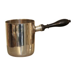 925 Silber Milchkännchen mit Deckel und Holzgriff …