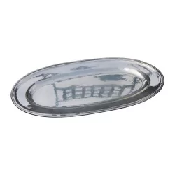 Plat à poisson en argent 925. 20ème siècle
