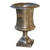 antike patinierte vergoldete Metallvase. - Moinat - Schachtel, Urnen, Vasen