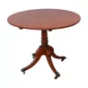 Runder Regency-Tisch, mit 4 bronzenen Klauenfüßen auf … - Moinat - VE2022/1
