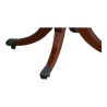 Table ronde Regency, avec 4 pieds griffes en bronze sur … - Moinat - Tables de salle à manger