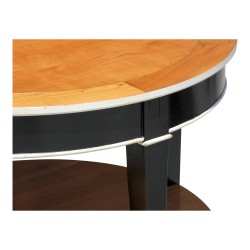 Table de salon ronde modèle “The Grenier” en bois de merisier …