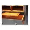 Bücherregal mit Schrank mit Auszug und Holzschubladen … - Moinat - Bücherregale, Bücherschränke, Vitrinen