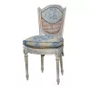 把路易十六风格的木雕椅子，漆成米色和…… - Moinat - 椅子