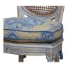 Louis XVI style chair in carved wood, painted beige and … - Moinat - Chairs