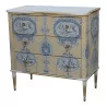 路易十六风格木雕抽屉柜，涂成米色和…… - Moinat - 带抽屉的衣橱, 7抽屉胸