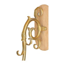 Paire d'appliques en laiton et bronze, style Hollandais. 19ème …