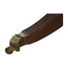 Regency oval living room table in flamed mahogany wood, model … - Moinat - Coffee tables