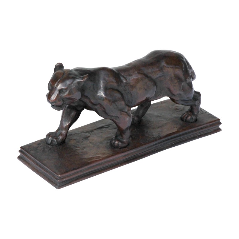 Bronze "Jaguar qui marche " reproduction du bronze de Barye. - Moinat - Bronzes Bronze "Jaguar qui marche " reproduction du bronze de Barye. - Moinat - Bronzes