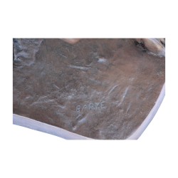 Barye 青铜大模型“Deer”的青铜复制品。