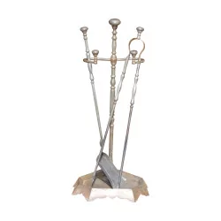 набор каминных инструментов из серого железа, включая 1 лопату и 1 …
