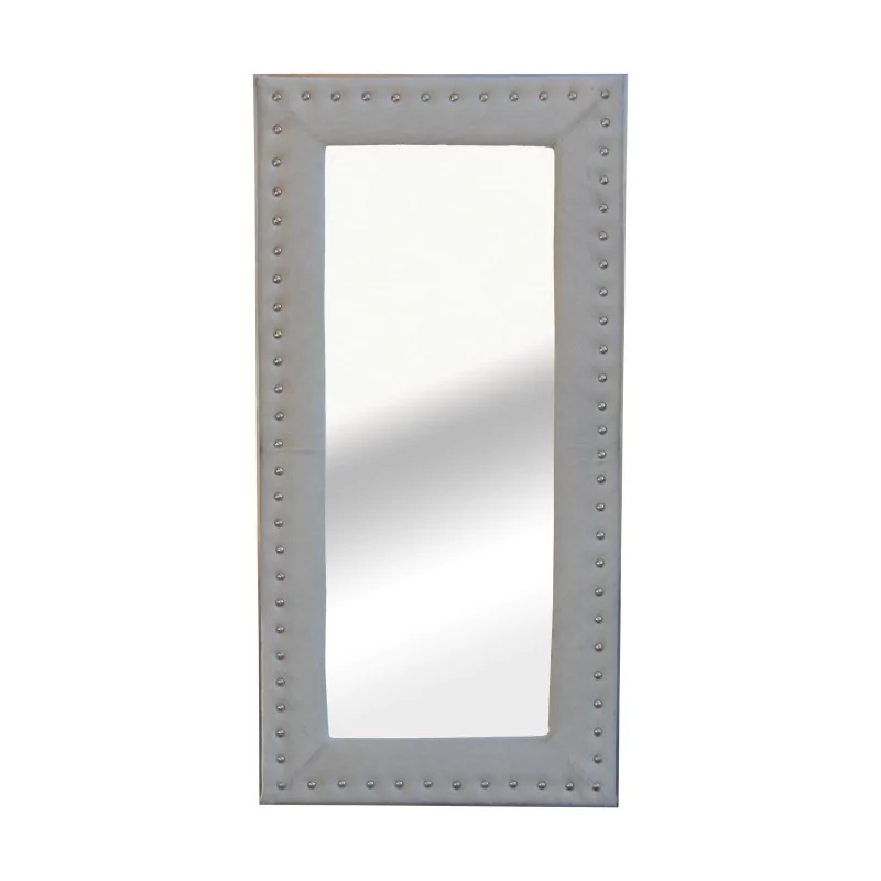 Miroir rectangulaire “Peau de vache” coloris blanc avec … - Moinat - Glaces, Miroirs Miroir rectangulaire “Peau de vache” coloris blanc avec … - Moinat - Glaces, Miroirs