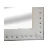 Miroir rectangulaire “Peau de vache” coloris blanc avec … - Moinat - Glaces, Miroirs