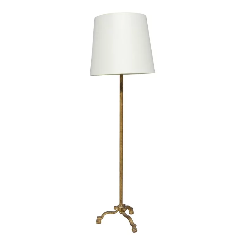 Lampadaire en fer battu dans le goût de Poillerat, système … - Moinat - Lampadaires (au sol) Lampadaire en fer battu dans le goût de Poillerat, système … - Moinat - Lampadaires (au sol)