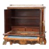 Bonheur-du-jour Louis XV 风格，以两片叶子开头…… - Moinat - Desks : cylinder, leaf, 写字桌
