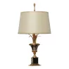 living room lamp in the style of La Maison Charles, depicting a … - Moinat - Table lamps