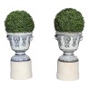 Paire de vases en fonte émaillée avec intérieur bac en zinc et … - Moinat - Urnes, Vases