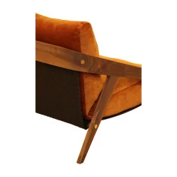 кресло для отдыха модели FRIZE с подставкой для ног, покрытой …