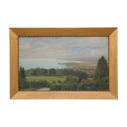 Tableau huile sur carton  signé en bas à droite Albert Antoine …