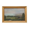Tableau huile sur carton  signé en bas à droite Albert Antoine … - Moinat - Tableaux - Paysage