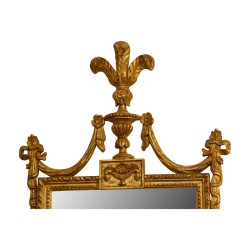 Miroir Chippendale en bois doré sculpté, fabrication …