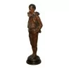 Bronze “Pierrot “signé sur base ronde Jean GARNIER … - Moinat - Bronzes
